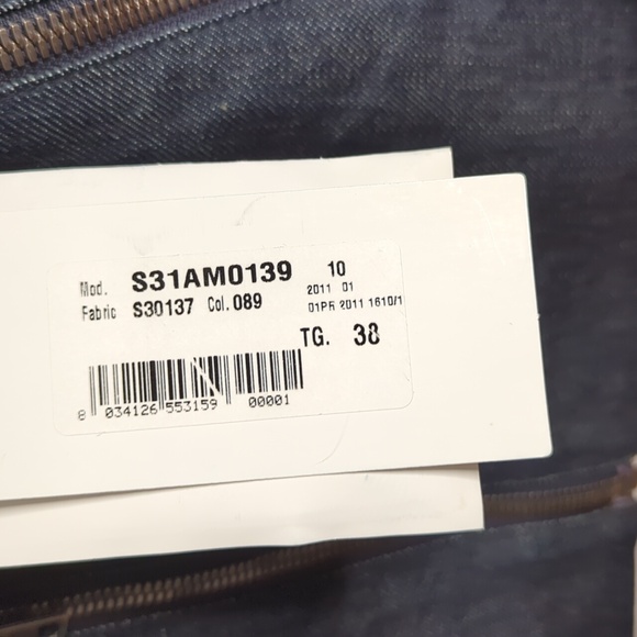 Maison Martin Margiela Limited Edition 5 Five Zip Denim Moto Biker Jacket 38 2 - Picture 7 of 16